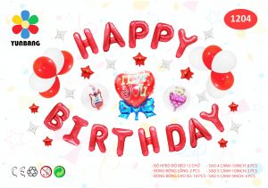 Bộ sét happybirthday chi tiết 1204