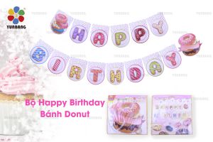 DÂY CỜ SINH NHẬT BÁNH DONUT