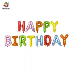 BỘ CHỮ HPBD 6 MÀU TRƠN GẦY