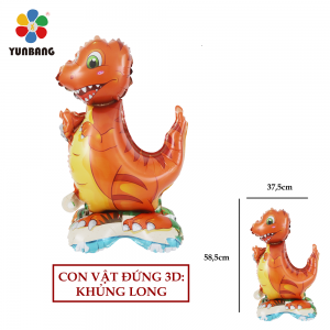 CON VẬT ĐỨNG 3D KHỦNG LONG