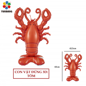 CON VẬT ĐỨNG 3D TÔM