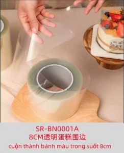 CUỘN THÀNH BÁNH MÀU TRONG SUỐT 8CM