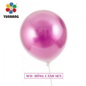 BÓNG NGỌC TRAI 2.2G 10INCH MÀU HỒNG CÁNH SEN