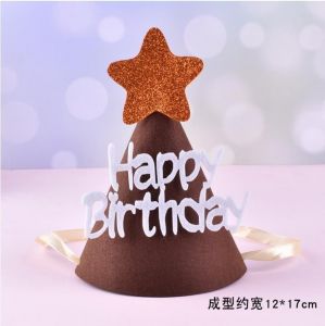 MŨ SINH NHẬT SAO NỈ CÀ PHÊ