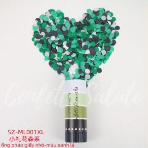 ỐNG PHÁO GIẤY NHỎ MÀU XANH LÁ